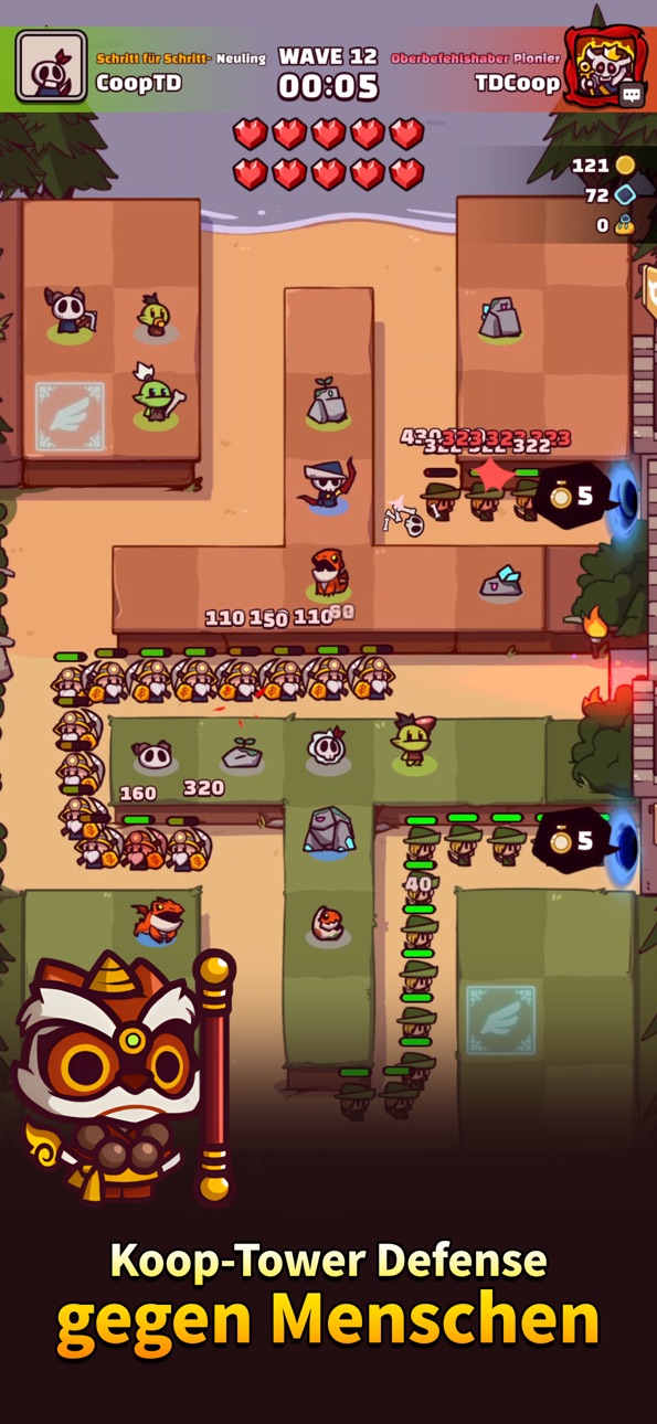 Coop TD: Together iOS Mod IPA screenshot 1 - iOS game interface