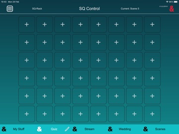 SQ Control iPad screenshot