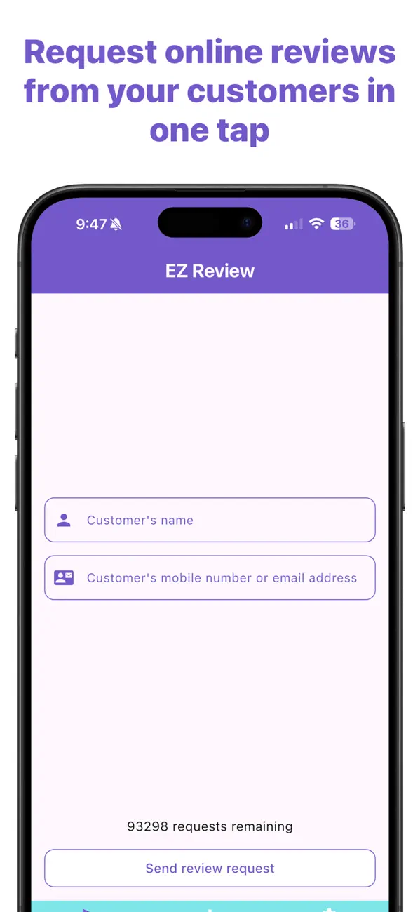 Screenshot #1 pour EZ Review