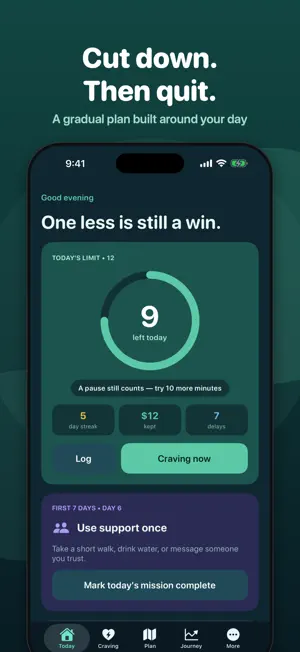 QuitSlow: Cut Down to Quit screenshot 1
