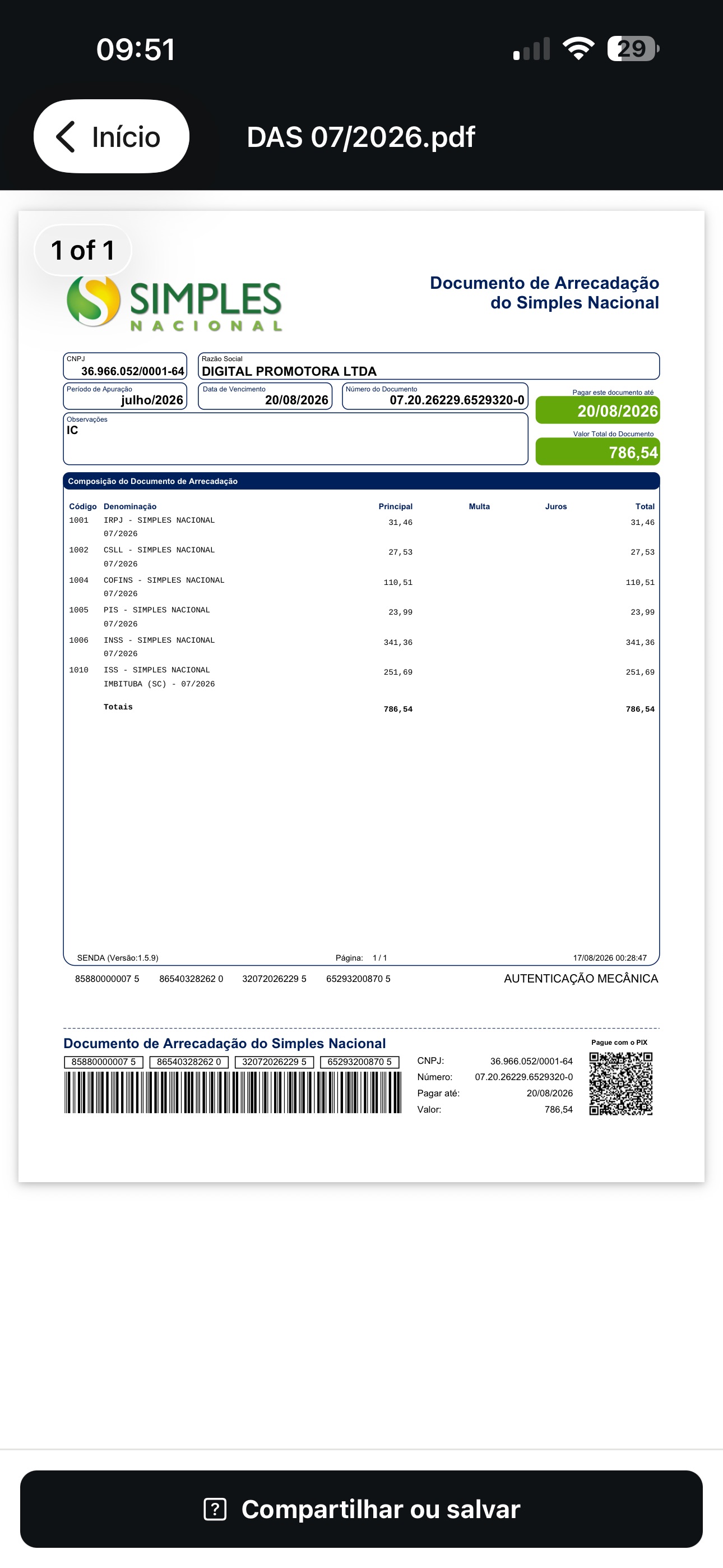 Screenshot 3 of ROFF Contabilidade