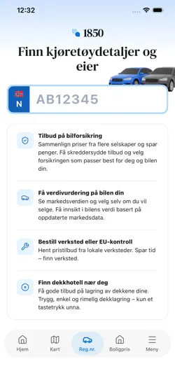 1850 Nummeropplysningen iPhone-skjermbilde 2