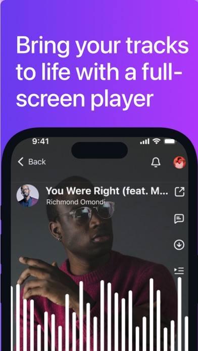 Boombox.io iPhone screenshot 2 - Music app