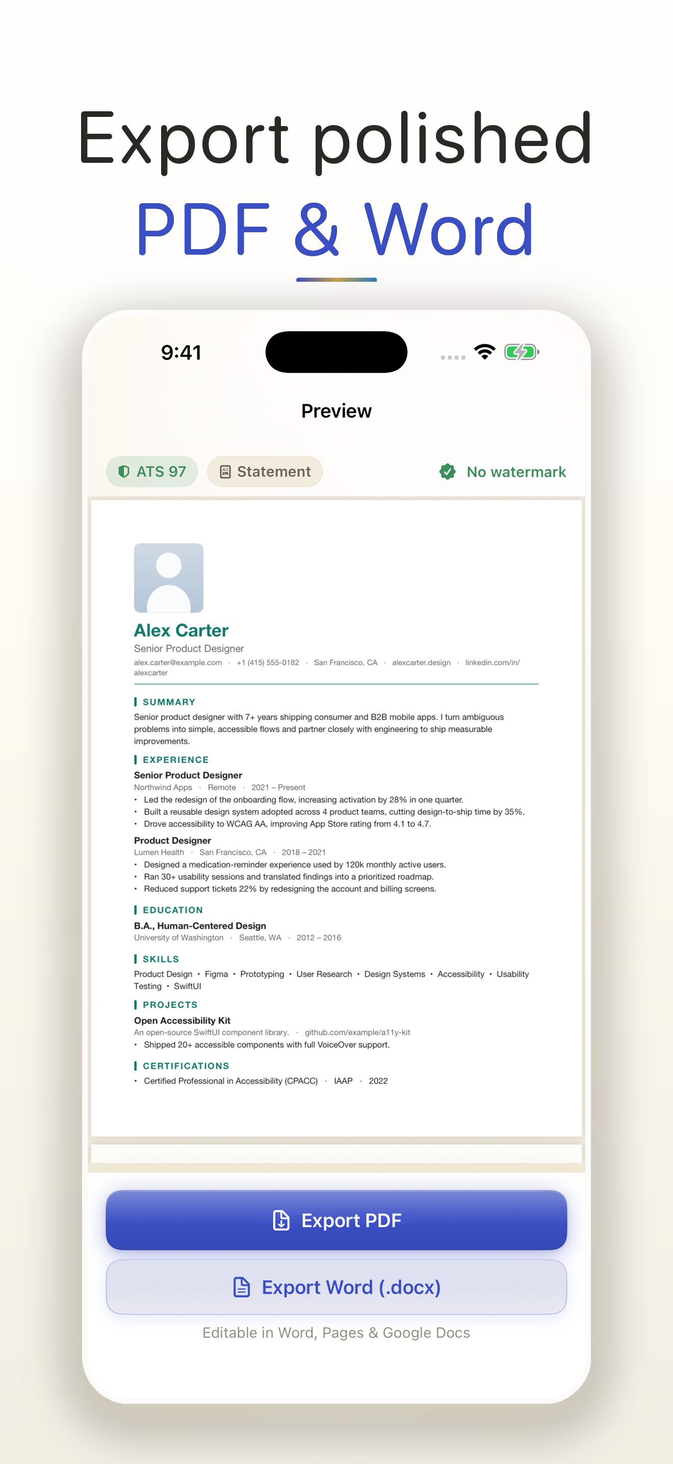 CV Desk: ATS CV Builder screenshot 4