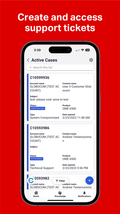 myCiena Screenshot