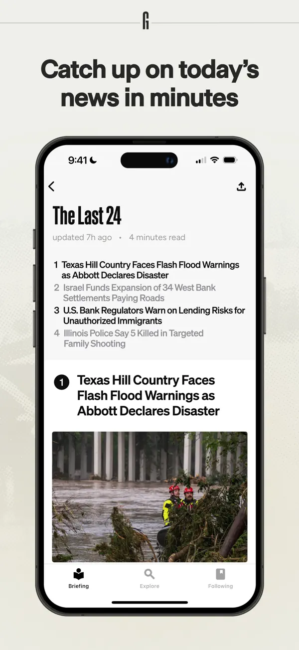 Ground News iPhone App Screenshot 7 – Nachrichten