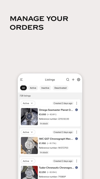 Chrono24 for Dealers Screenshot