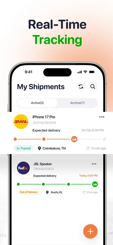 Parceler - Package Tracker screenshot 2 of 5