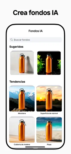 Captura de pantalla de Photoroom - Editor De Fotos IA en iPhone 1