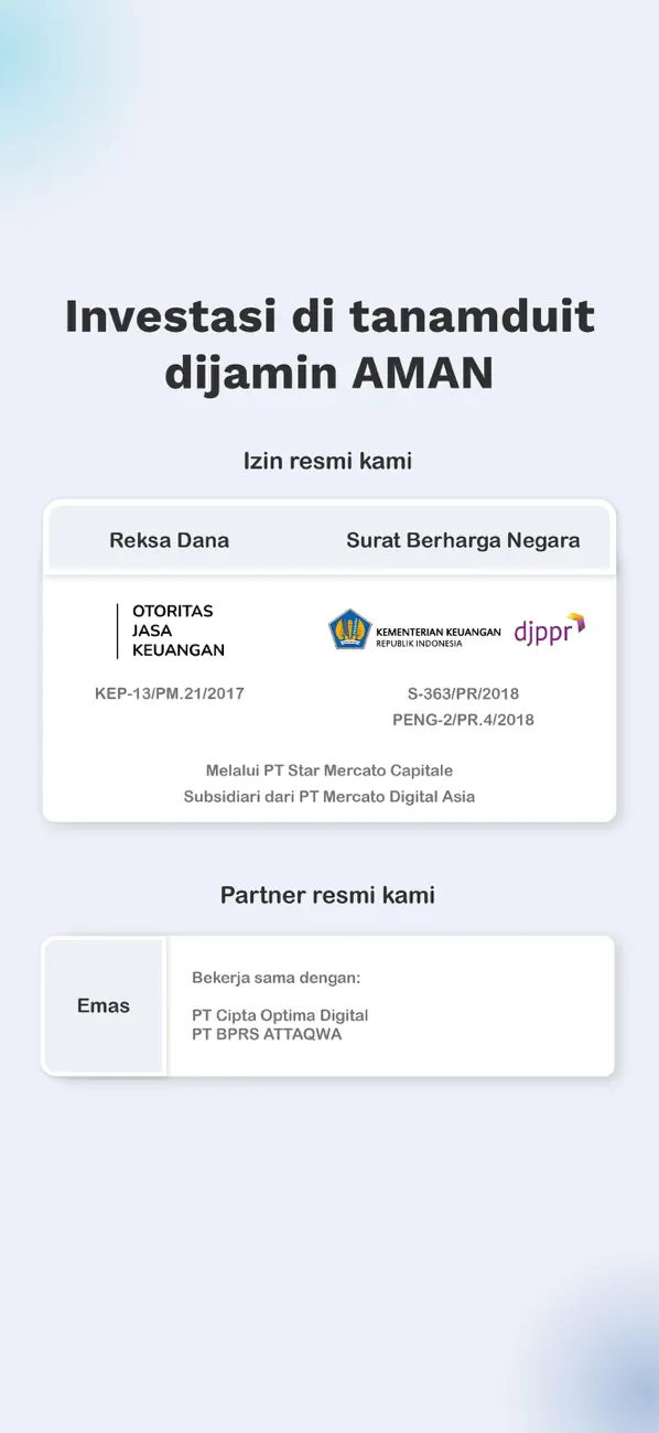 Screenshot #2 pour tanamduit-Reksa Dana,SBN, Emas