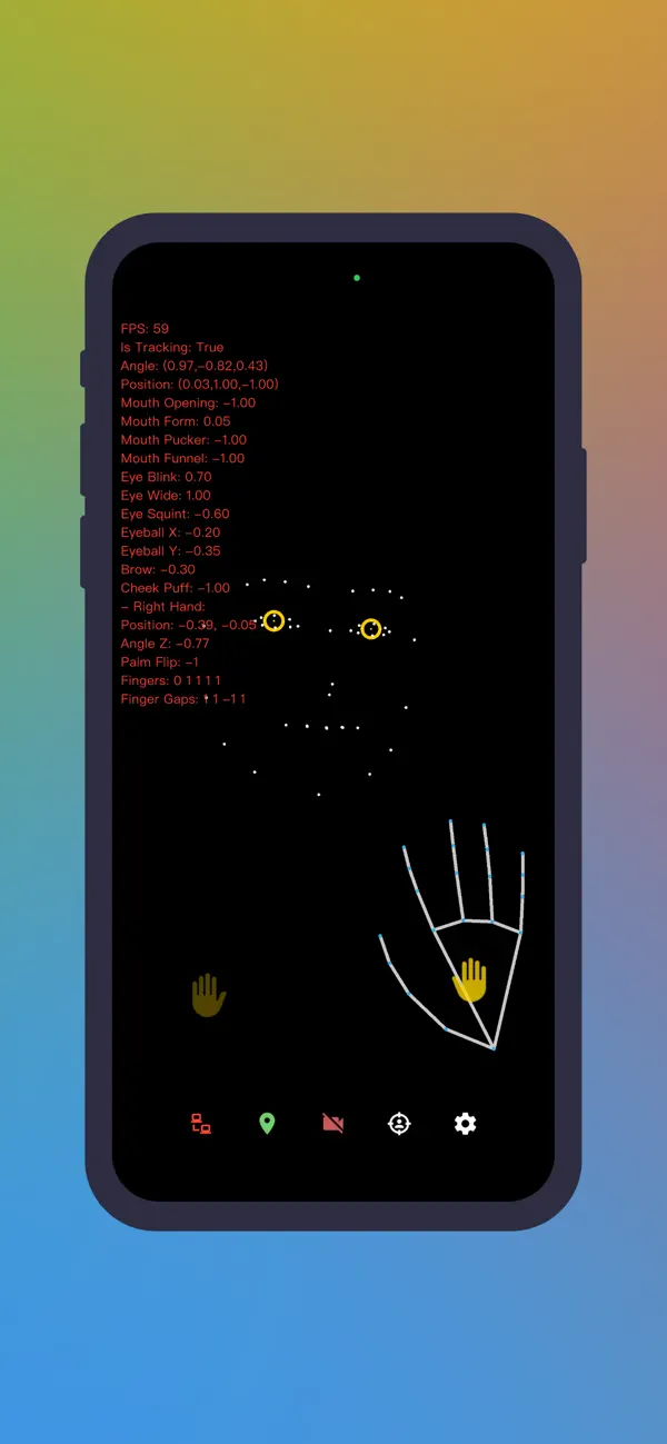 Screenshot #3 pour Live2DViewerEX Motion Tracker