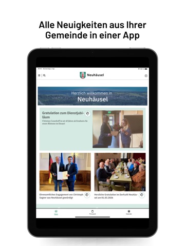 Neuhäusel iPad screenshot