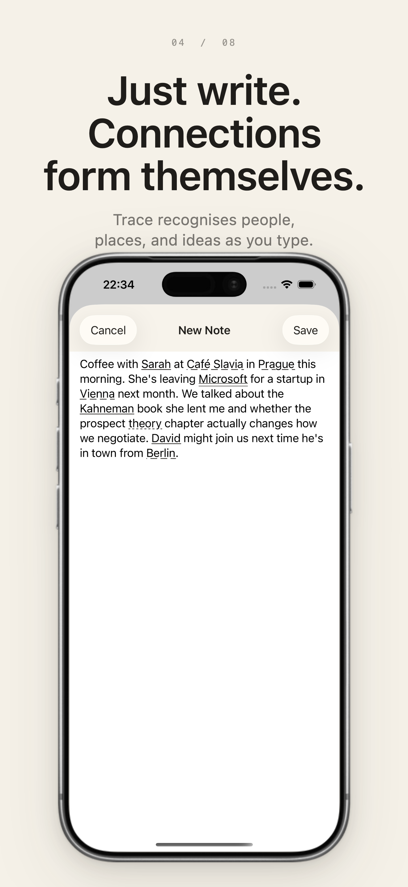 Trace: Knowledge Graph Notes