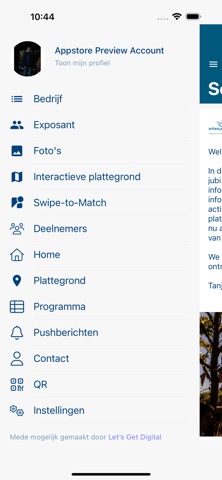 Antea Group 75 jaar screenshot