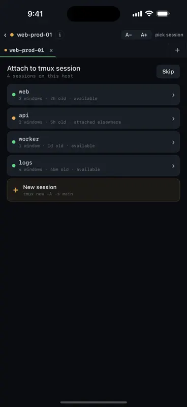 TermRover - SSH Terminal screenshot 2 of 3