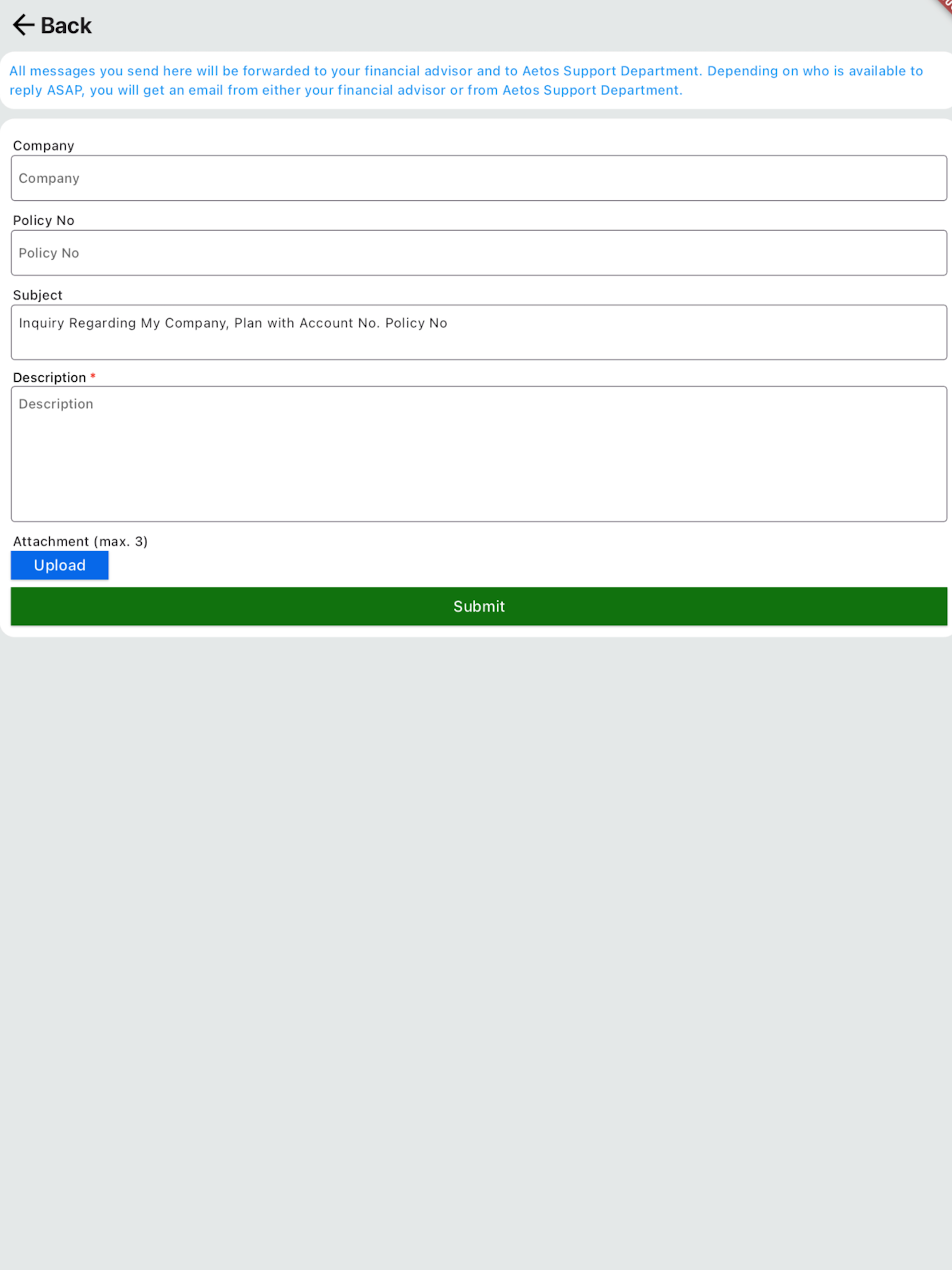 Aetos Client App screenshot 19