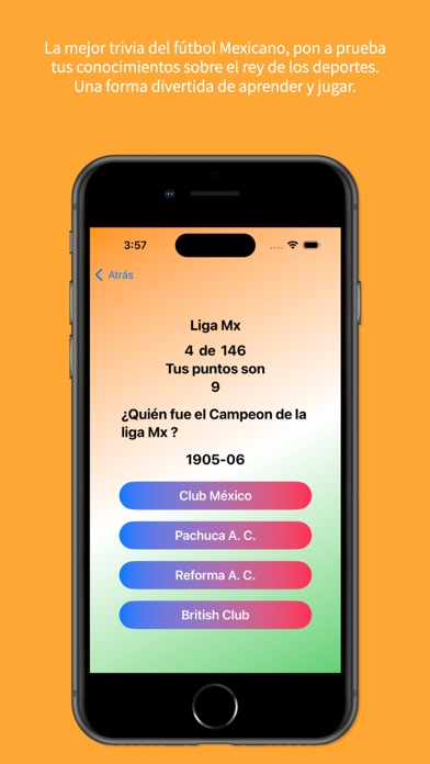 Screenshot #2 pour Trivia Futbol MX