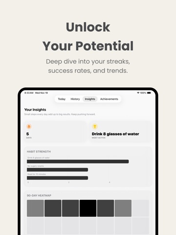 Habit Habit - Daily Tracker iPad screenshot