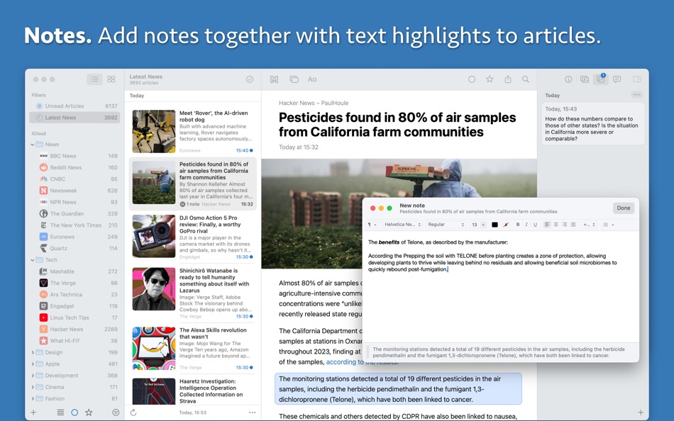 #7. News Explorer (macOS) 由: Ron Elemans