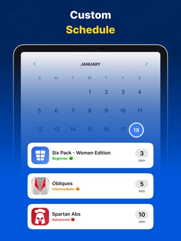 Abify: Six Pack Abs at Home iPad screenshot