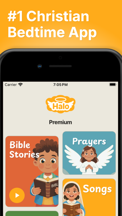 Halo: Family Prayers & Bedtime iPhone screenshot 1 - Reference app