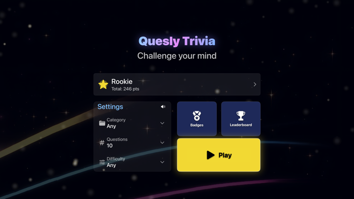 Screenshot #2 pour Quesly Trivia