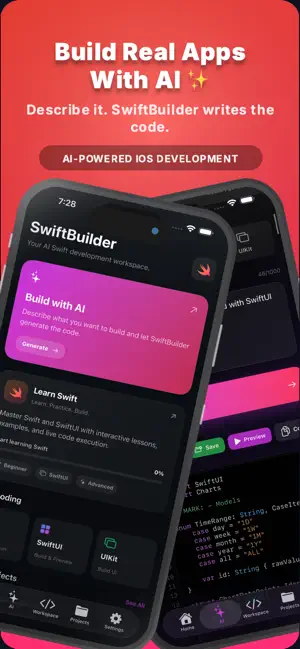 SwiftBuilder: AI Code Studio screenshot 1