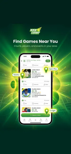 Main Court: Pickleball Matches screenshot 4