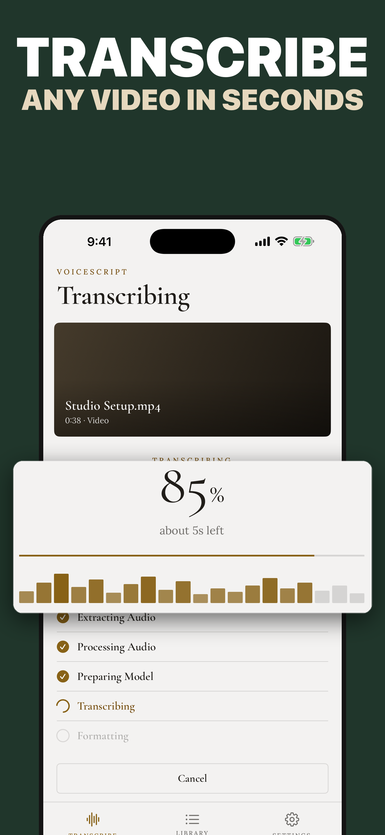Video to Text - Transcribe MP4 screenshot 3