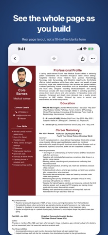 Docbe: CV & Document Maker Screenshot 5 of 8