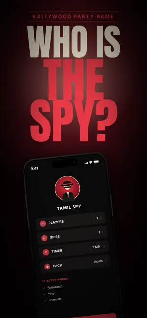 Tamil Spy - Party Game screenshot 1