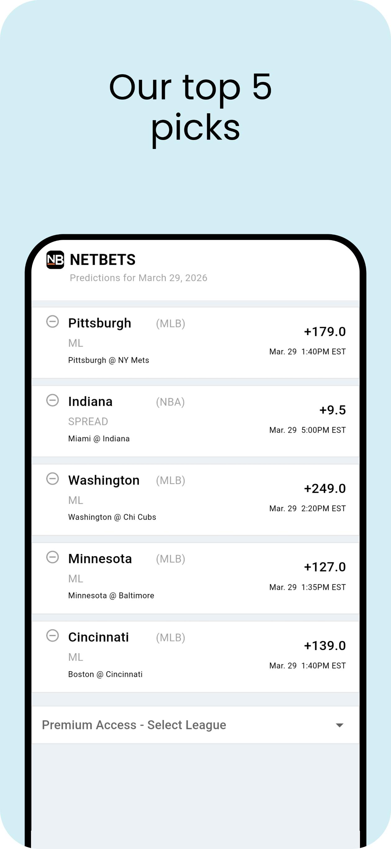 Netbets AI - Sports Predictor