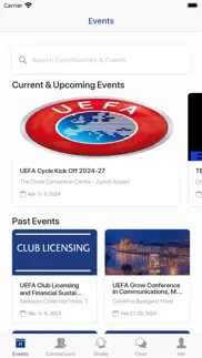 uefa events iphone screenshot 2