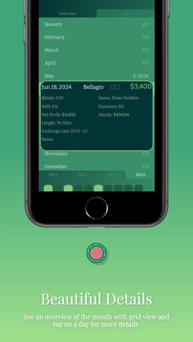 Poker Results Screenshot