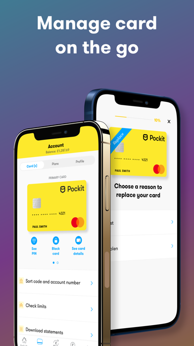 Pockit: A Banking Alternative Screenshot
