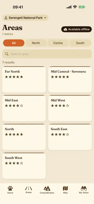 Serengeti Safari: Map & Guide screenshot 4