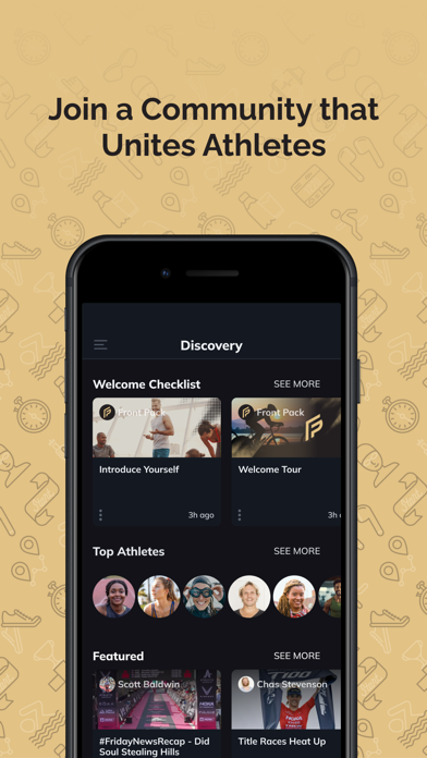 Front Pack iPhone screenshot 1 - Social Networking app
