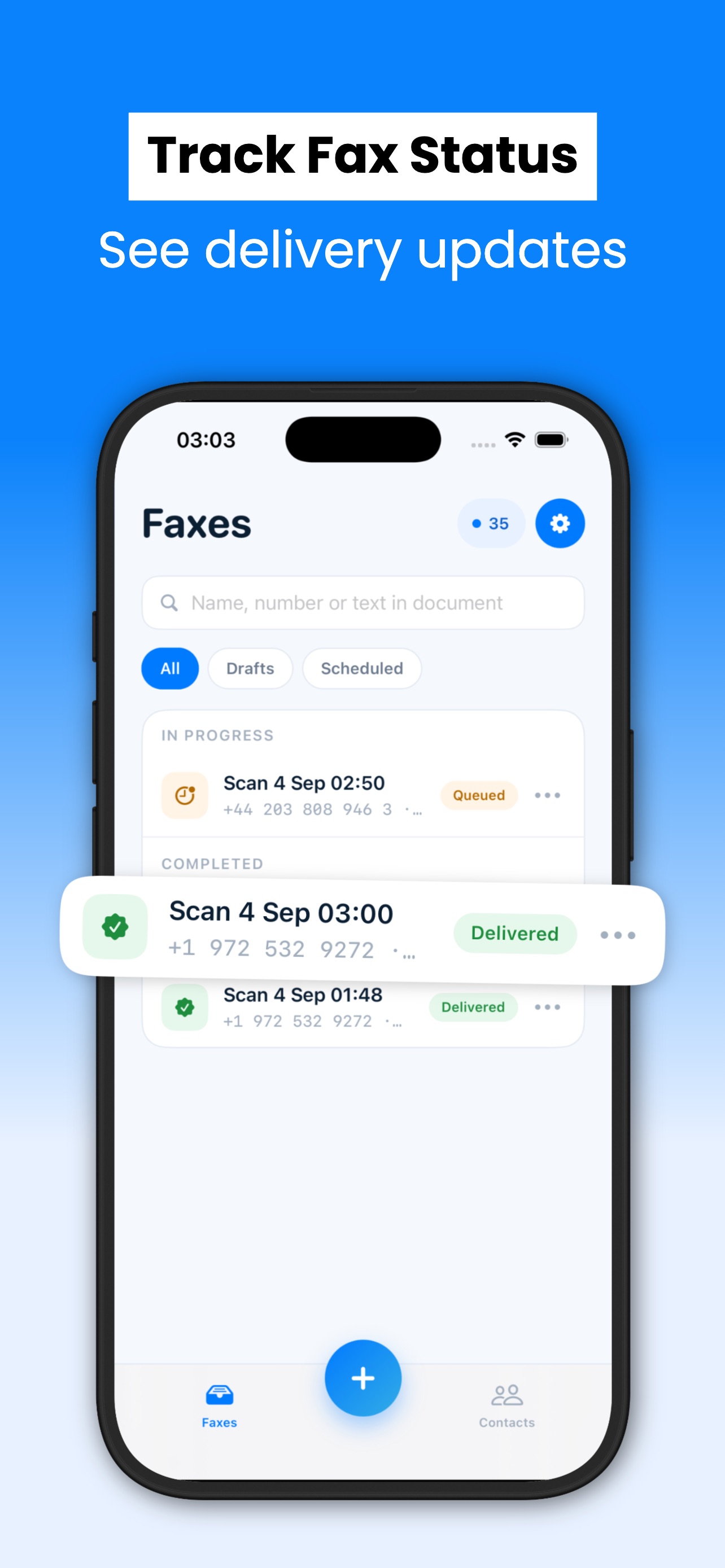 Screenshot 3 of FaxPro — Fax from Your Phone