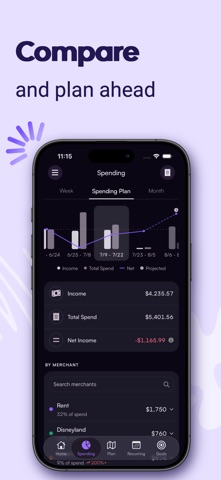 MoneyMap - Budget Planner App iPhone screenshot