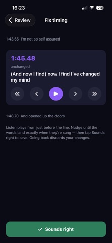 Waveloop Lyrics Screenshot 5 of 10