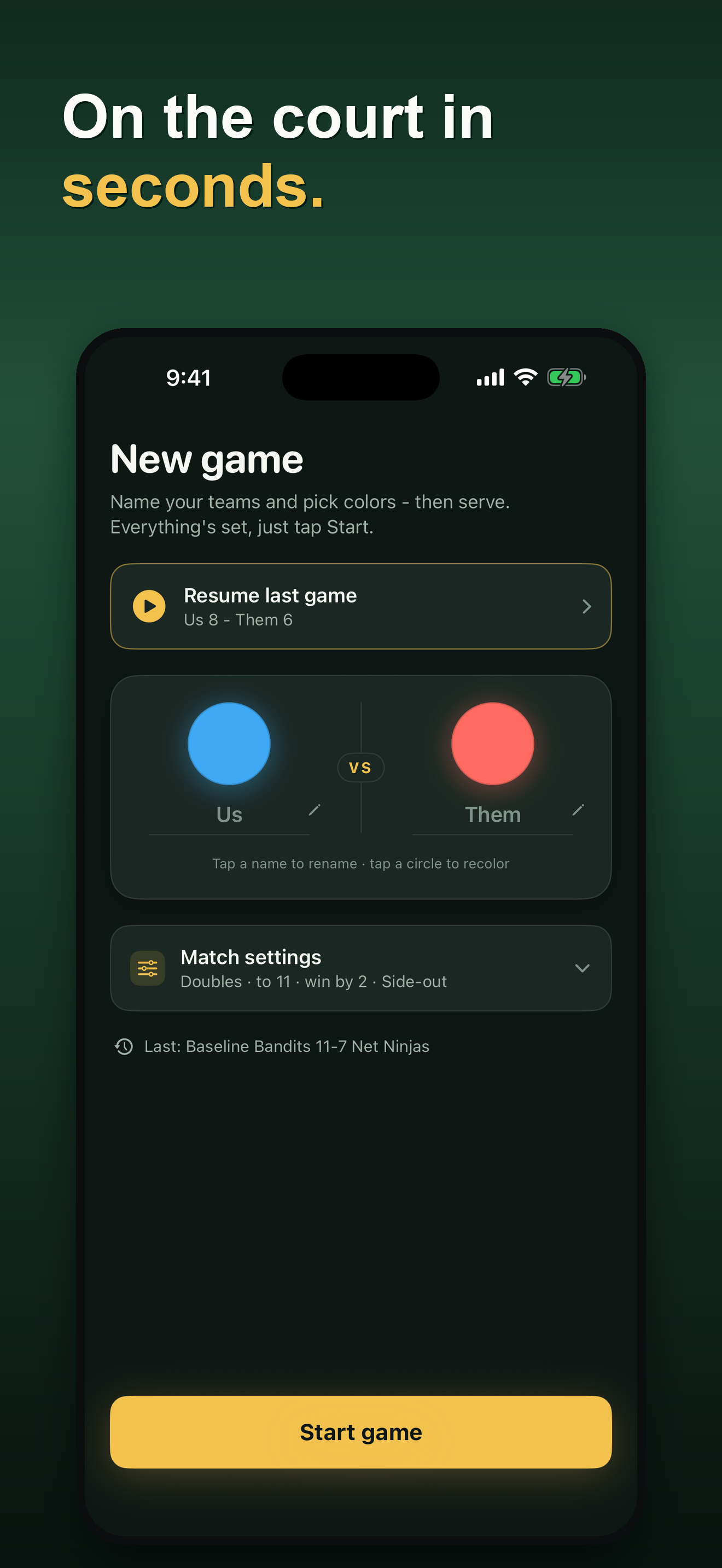 Dink: Pickleball Score Keeper screenshot 5
