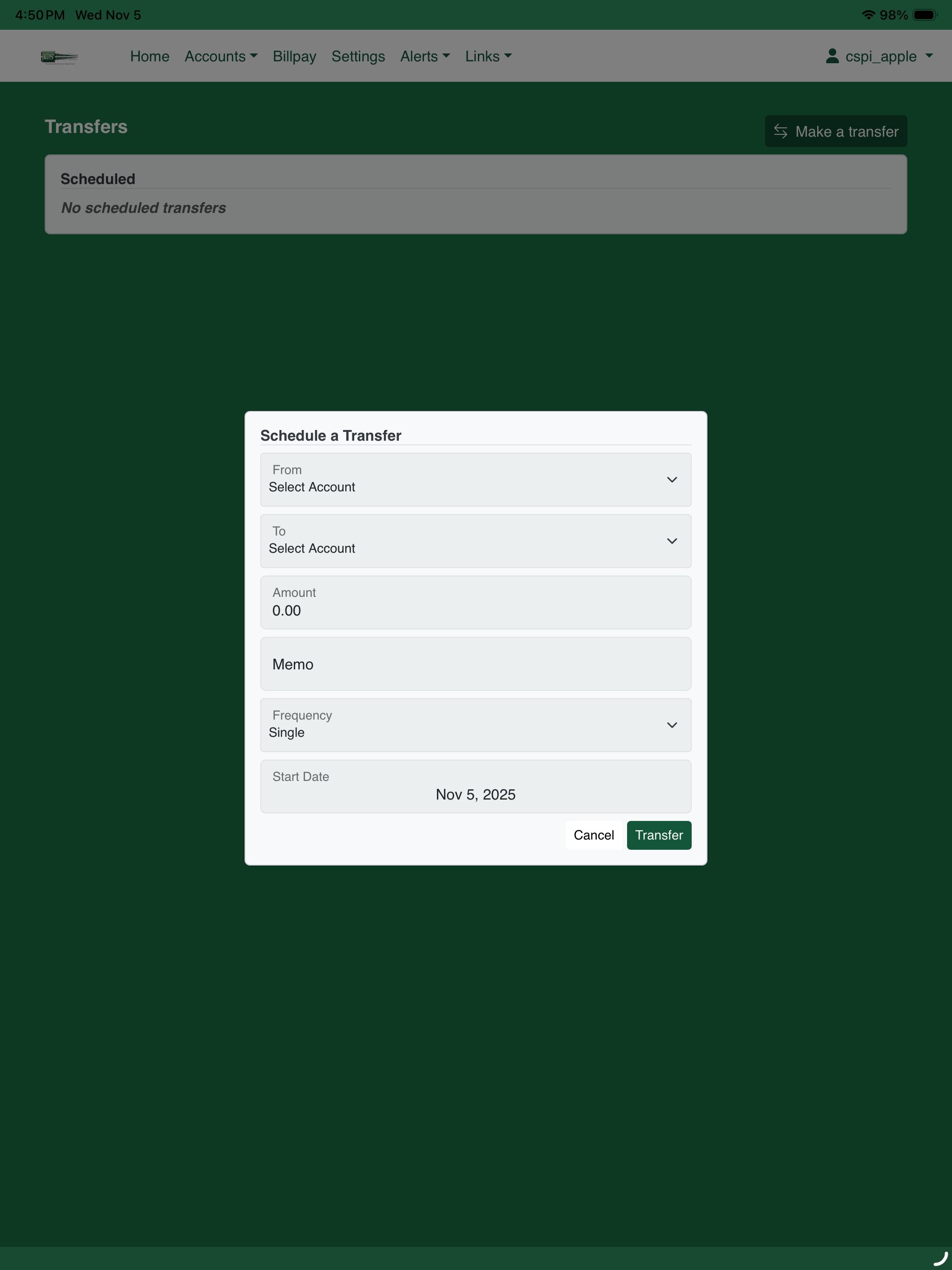 Corner Stone Mobile Banking screenshot 6