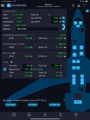 Falcon eWB screenshot 2