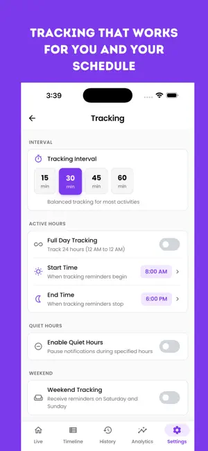 Time Aware - Voice Time Track screenshot 2