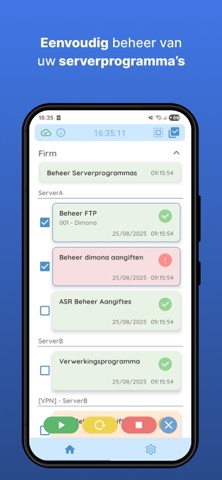 Monitoring screenshot