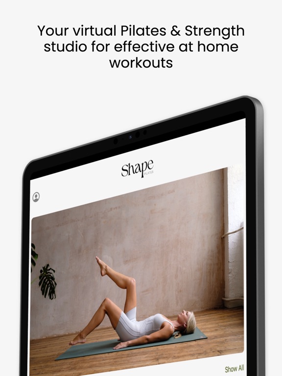 Shape Pilates London iPad screenshot 3 - Health & Fitness app