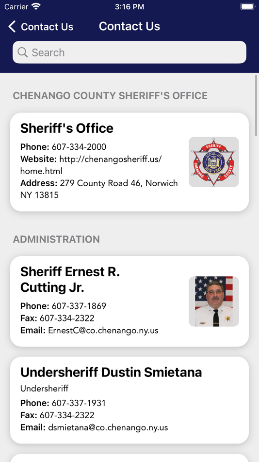 #2. Chenango County Sheriff (iOS) Podle: Chenango County Sheriff's Office