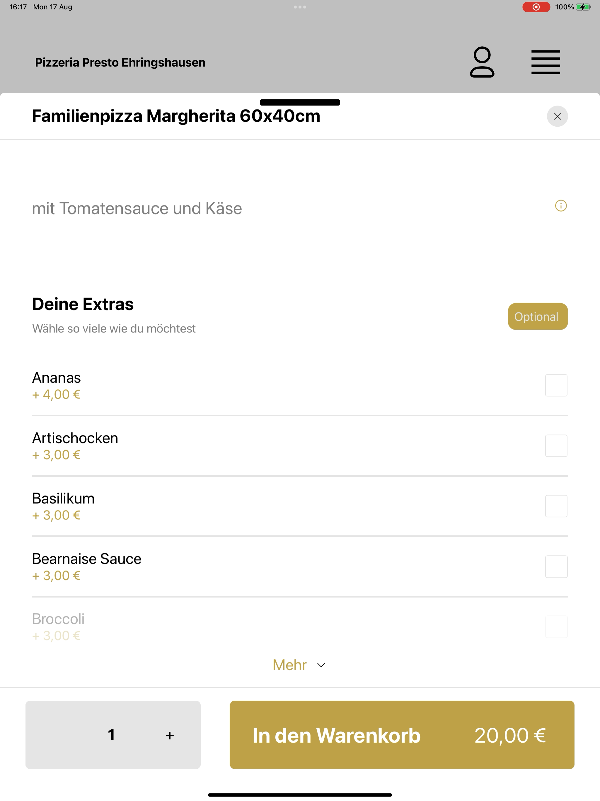 Pizzeria Presto Ehringshausen screenshot 15