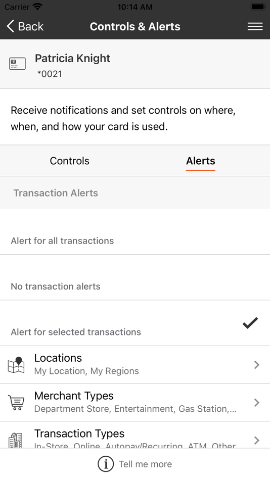 #5. Fairfield Federal Card Control (iOS) By: Fairfield Federal Savings and Loan Association of Lancaster