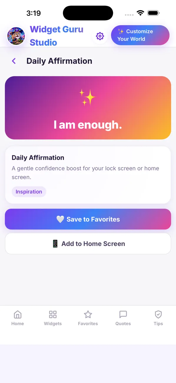 Screenshot #3 pour Widget Guru Studio
